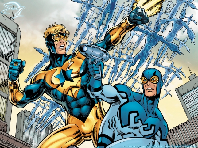 Booster Gold and Blue Beetle. Best Buddies. Fuck Buddies?