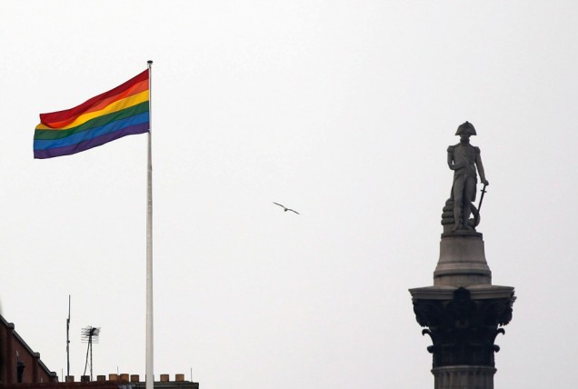 Rainbow Flag at Trafalgar Square